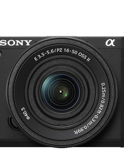 Sony Alpha ILCE-6400K with SELP1650 Power Zoom Lens