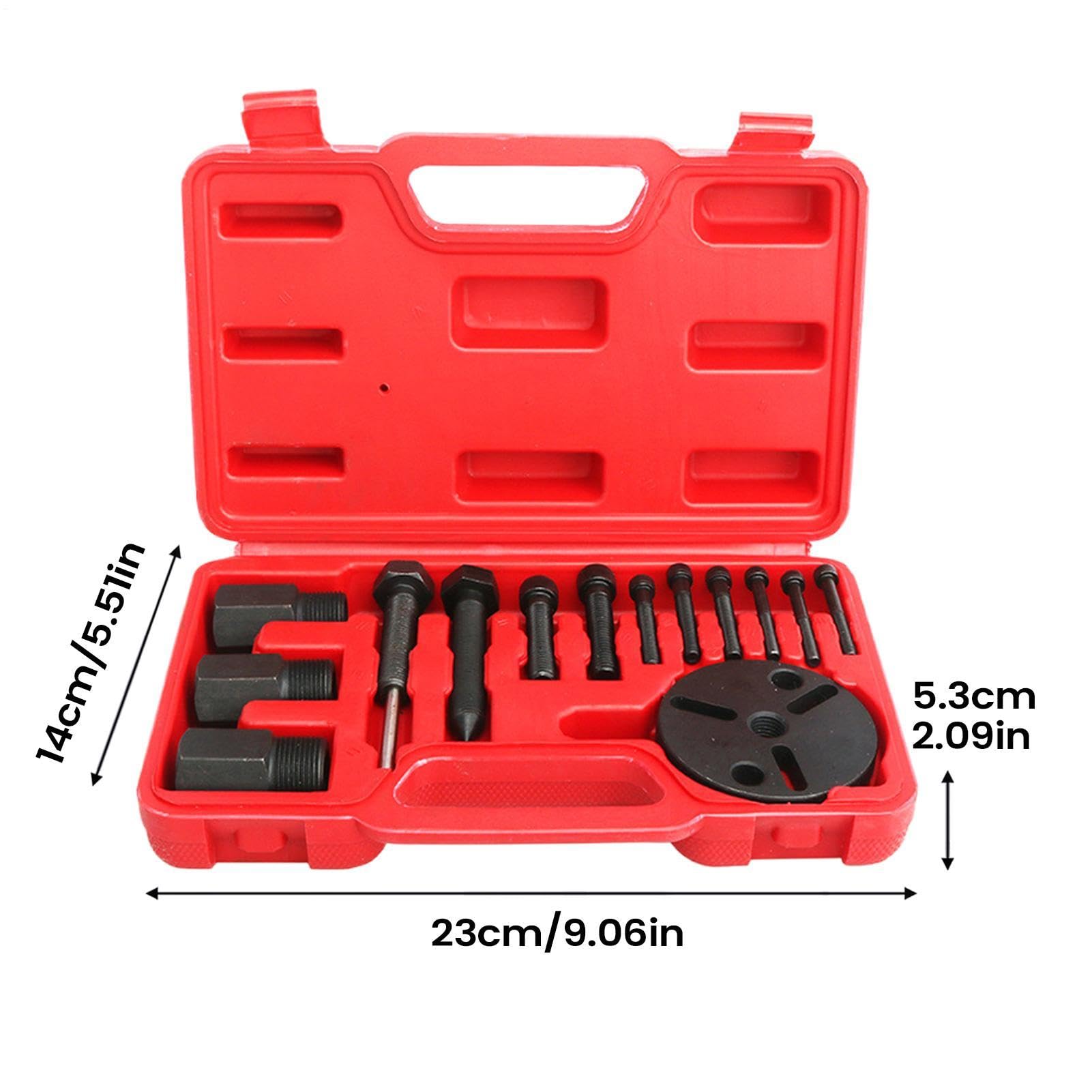 Kit per Rimozione Frizione Compressore Aria Condizionata Kit Smontaggio per | Strumento Montaggio Frizione Climatizzatore Per Meccanici Fai Da Te Officina Esterno Vei