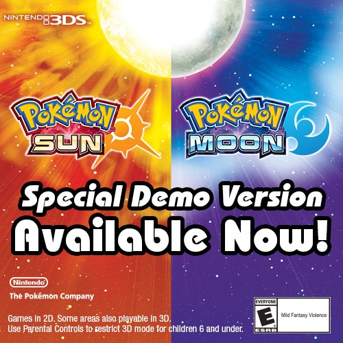 Pokémon Sun/Moon Demo - 3DS [Digital Code]