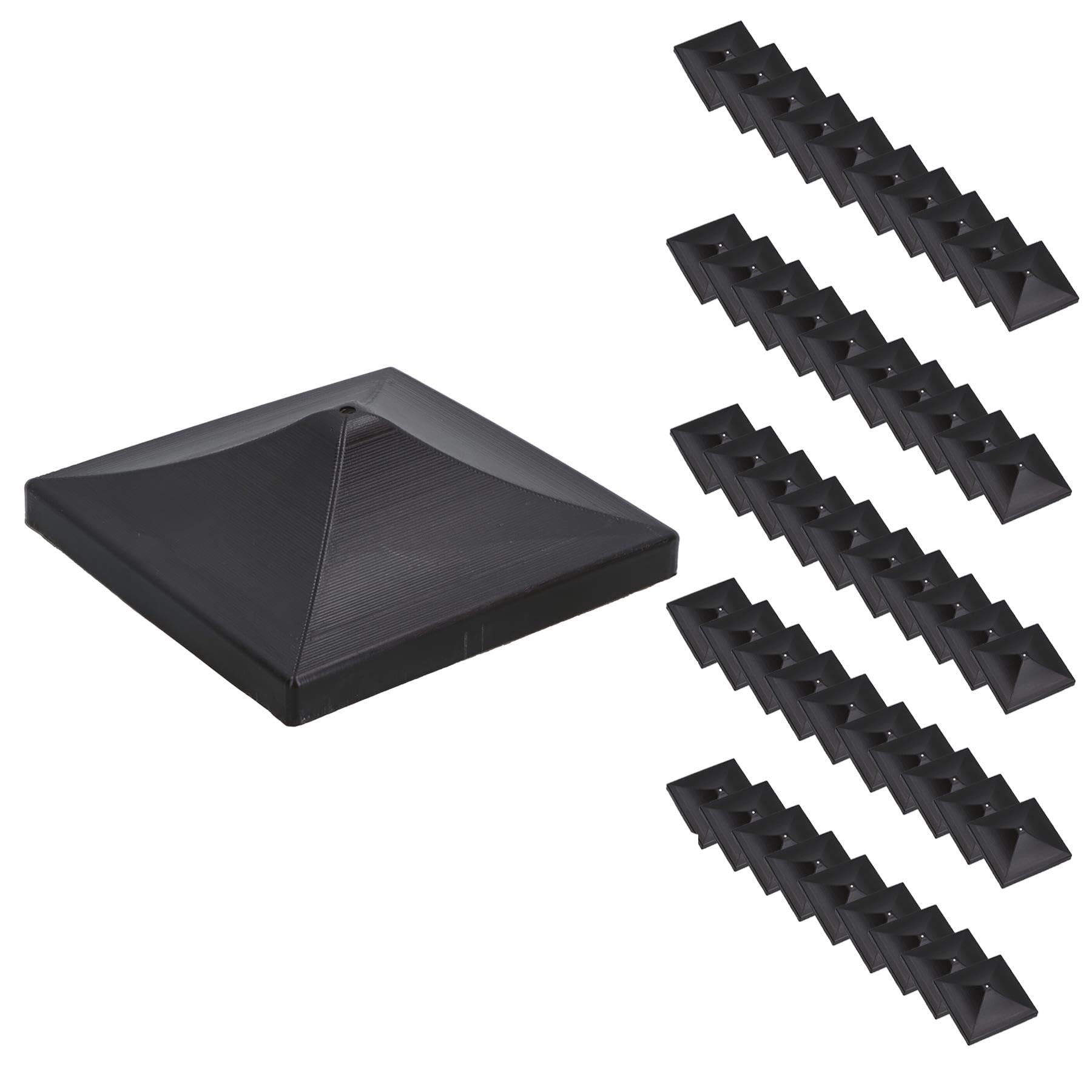 Plastic Fence Post Caps for Fence Posts 75mm x 75mm Protector Cover 50pc