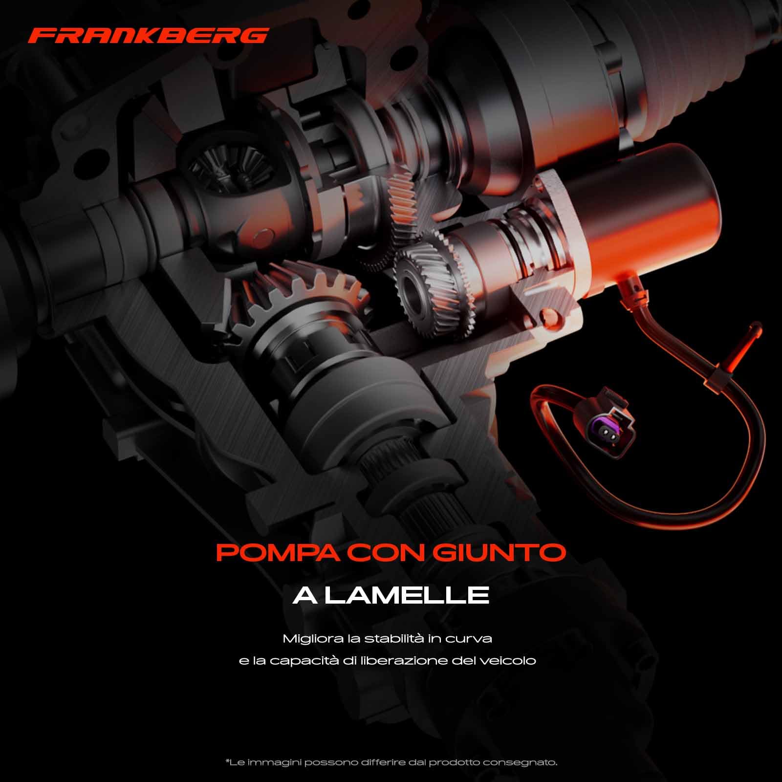 Frankberg Pompa di precarica Giunto a lamelle Posteriore Compatibile con K.u.g.a I XC60 156 XC70 II 136 XC90 I 275 V70 III 135 Replace# 9V4N-4C019-AA