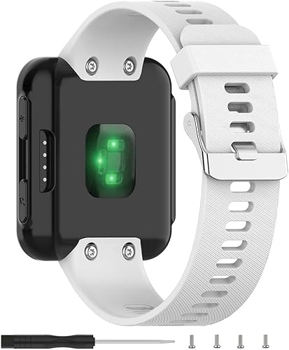 Meifox Compatible con la correa Garmin Forerunner 35, bandas de repuesto de silicona Solf para reloj Garmin Forerunner 35