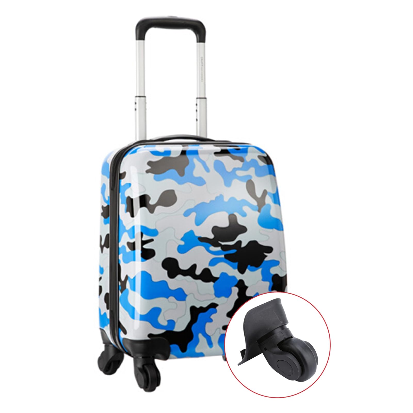 Alomejor Ruedas Giratorias de Repuesto para Maletas de Viaje – 2 Unidades, Compatible con, American Tourister, Tumi y Otras Marcas – Fácil Instalación sin Herramientas – Rodamient