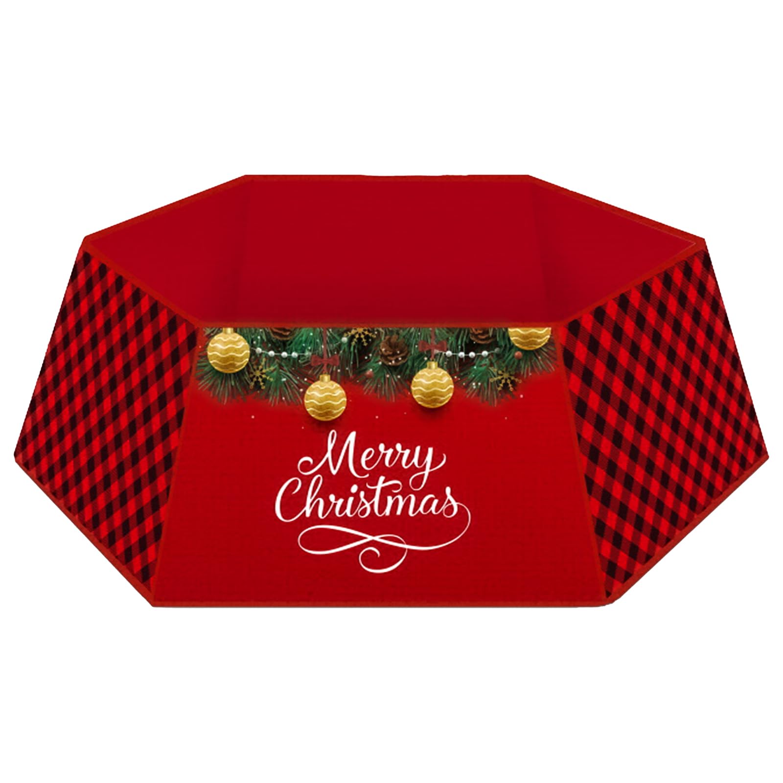 Panier de sapin de Noël pliable pour sublimer votre décoration de salon festif