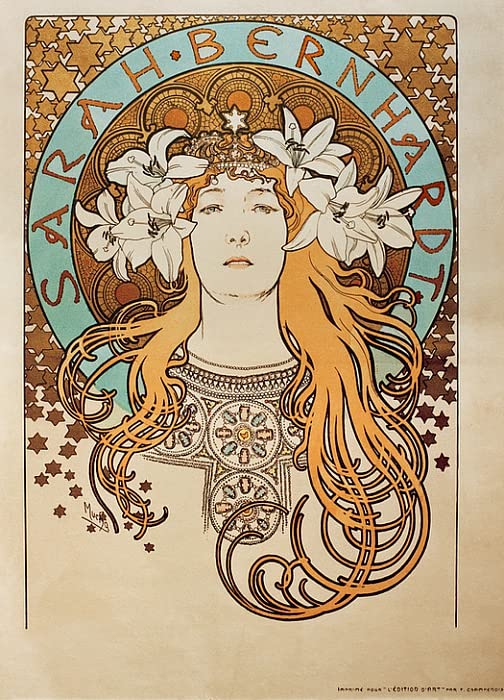 Tableau Alphonse Mucha idéal pour créer une ambiance bohème