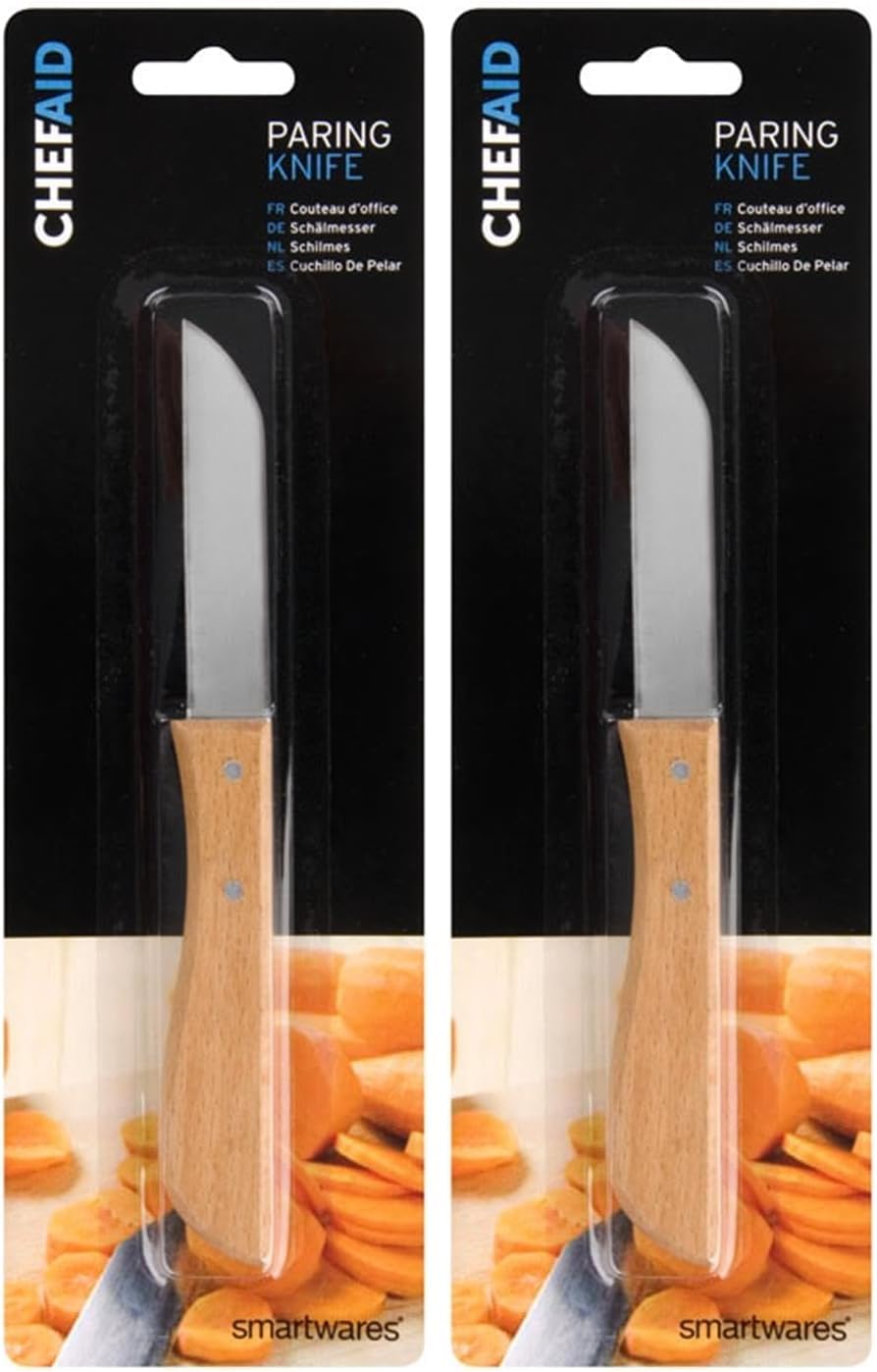 Chef Aid Paring Knife, Essential Kitchen Knife with Sharp Stainless ...