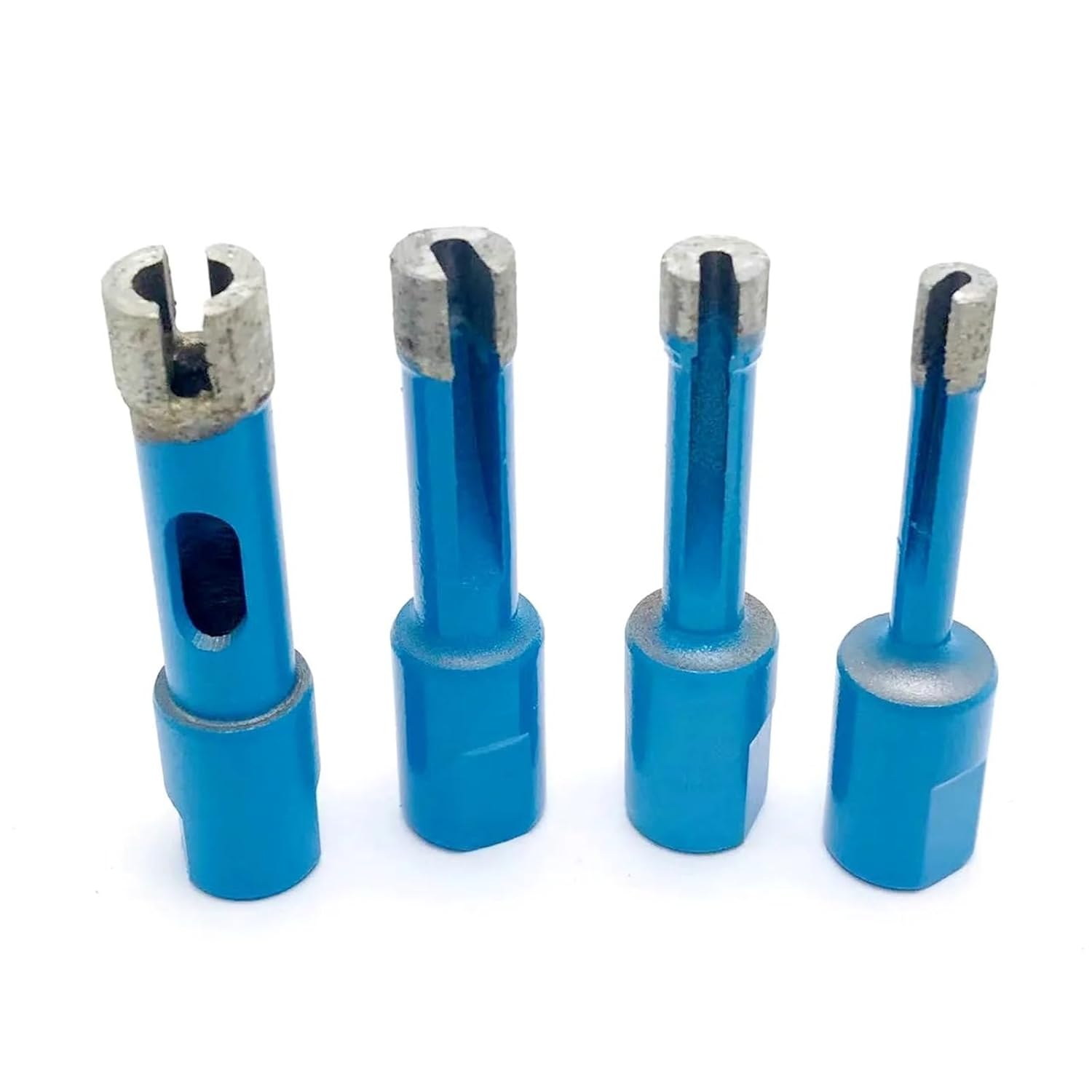 M10 Angle Grinder 6-75mm Blue Diamond Drill Cutter Core Drill Bit Hole Opener for Marble Granite Tile Ceramic Concrete 1Pcs(22mm)