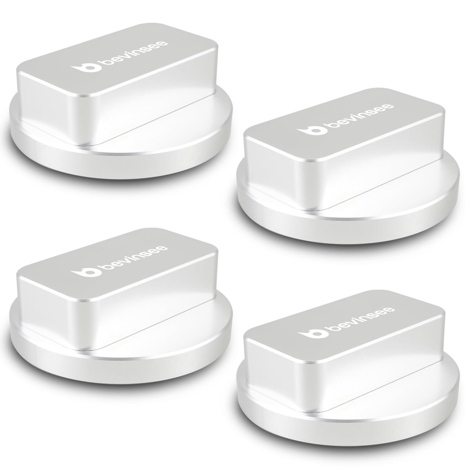 Bevinsee 4pcs Floor Jack Pad Adapter Aluminum Compatible with BMW & Mini E46 E90 E91 E92 E93 F30 F31 M3 F80 M3 G20 Jack Pad Frame Rail Protector