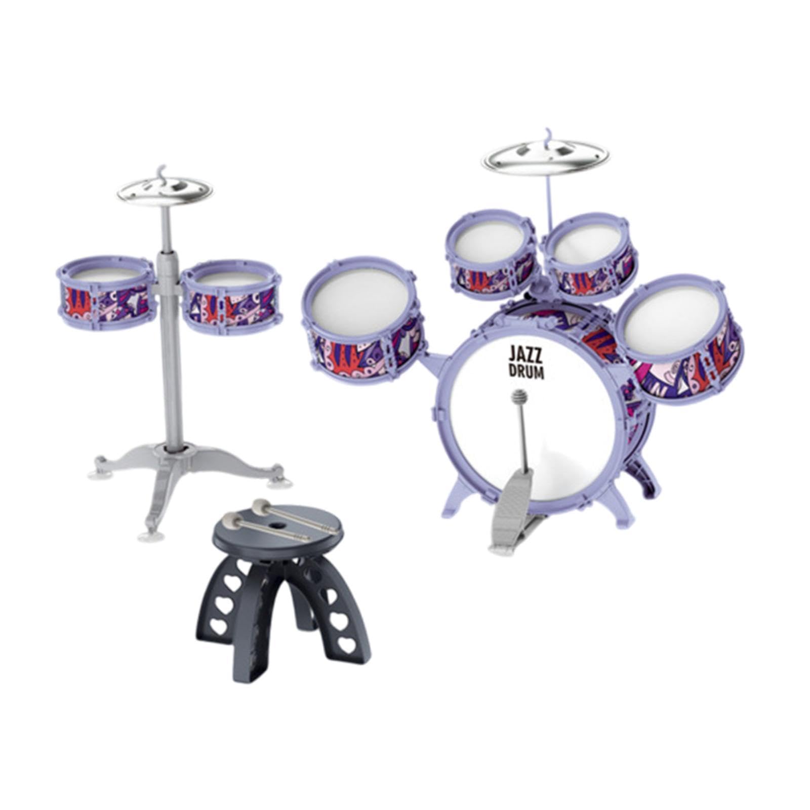 harayaa Set di Tamburi per Bambini Strumento Musicale a percussione per Feste