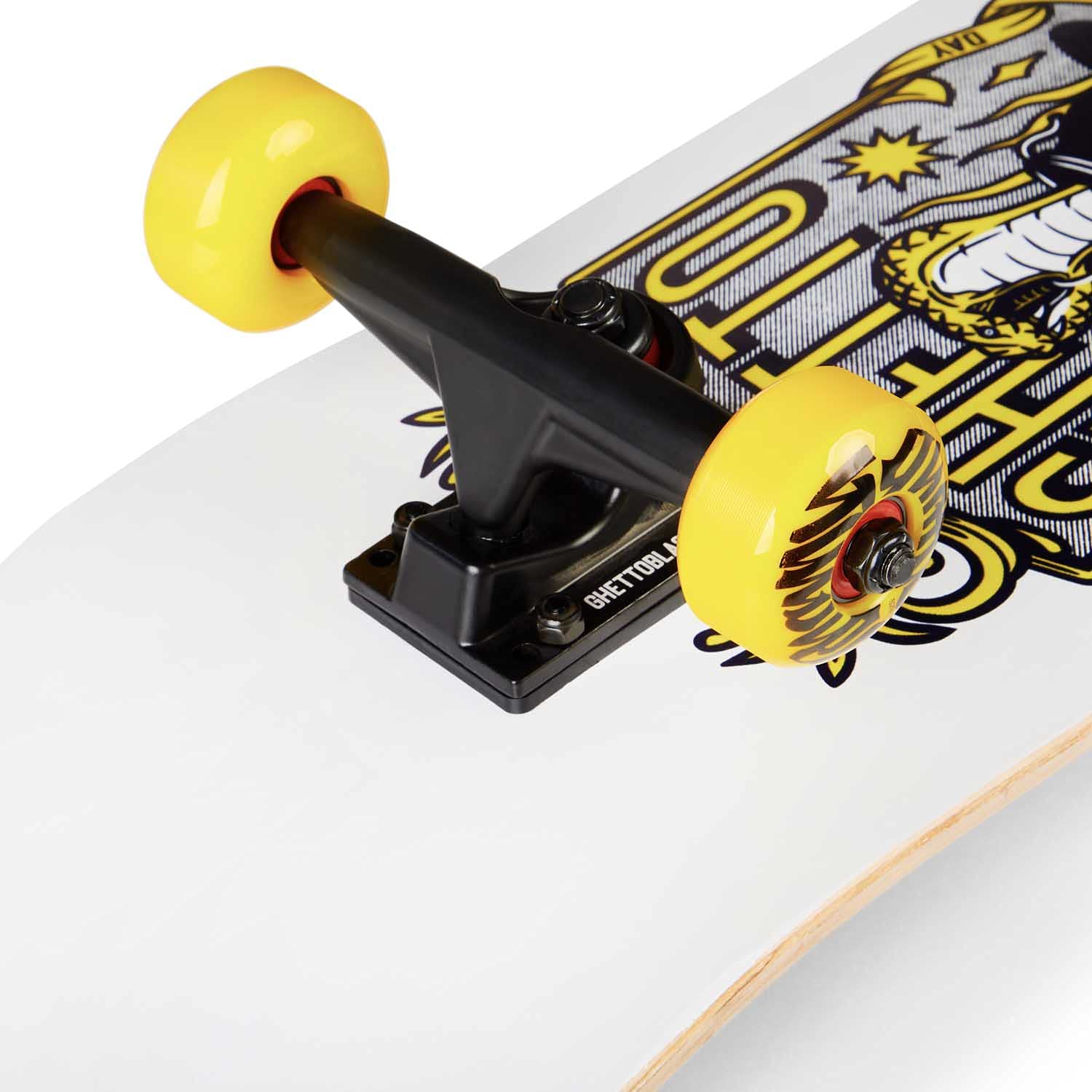 Ghetto Blaster Kobra Yel 8.0" Planche Skateboard complet
