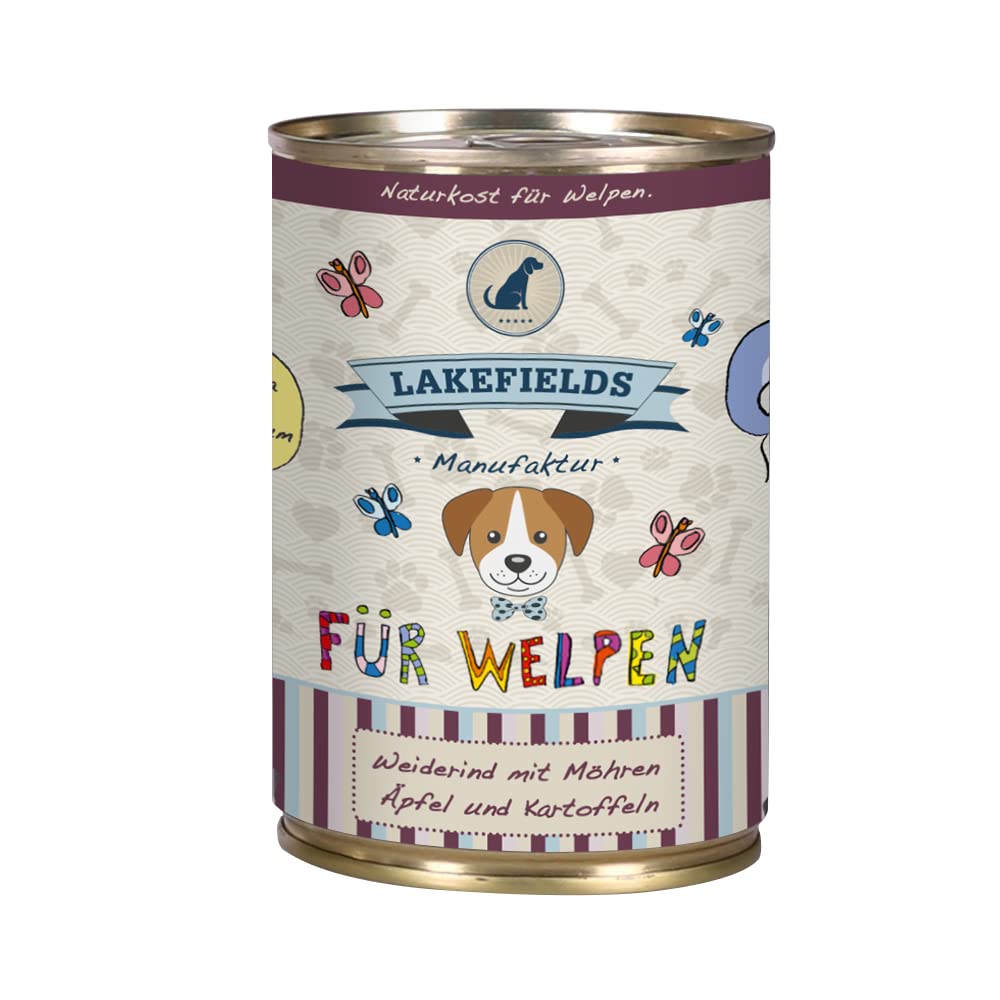 lakef ields haute qualité premium Chiot Vache Nourriture pour chien Croquettes Nourriture humide
