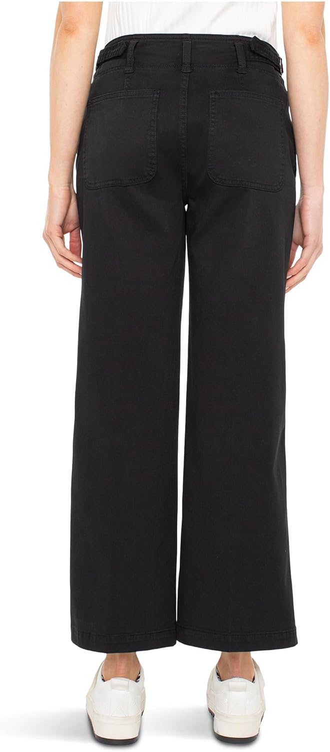 Liverpool Womens High-Rise Cinch Waist Wide Leg Pants - Image 2