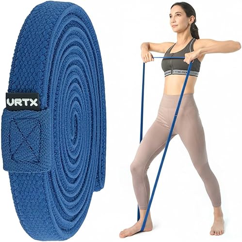 Miniatura 8 de VRTX No.00 Bandas de resistencia de tela para hombres y mujeres | Banda larga de ejercicio para entrenamiento, estiramiento, yoga, entrenamiento de