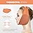 Hilph Face Ice Pack Wisdom Teeth Ice Pack Head Wrap with Washable Jaw Wrap and 4 Replacement Hot Cold Pack for Facial Oral Surgery, TMJ, Tooth Extraction, Dental Surgery, Tonsillectomy Recovery Orange