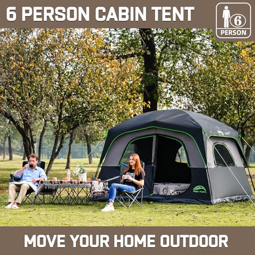 Happy Travel 6 Person Blackout Camping Tent