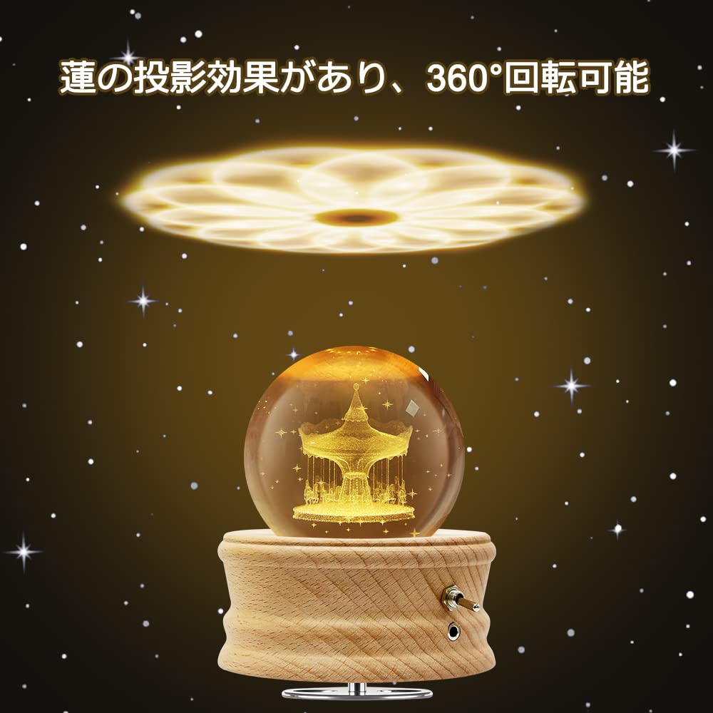 Kalafina カラフィナ　クリスタルオルゴール Amazon.co.jp: Mozalida オルゴール 【正規品】 誕生日