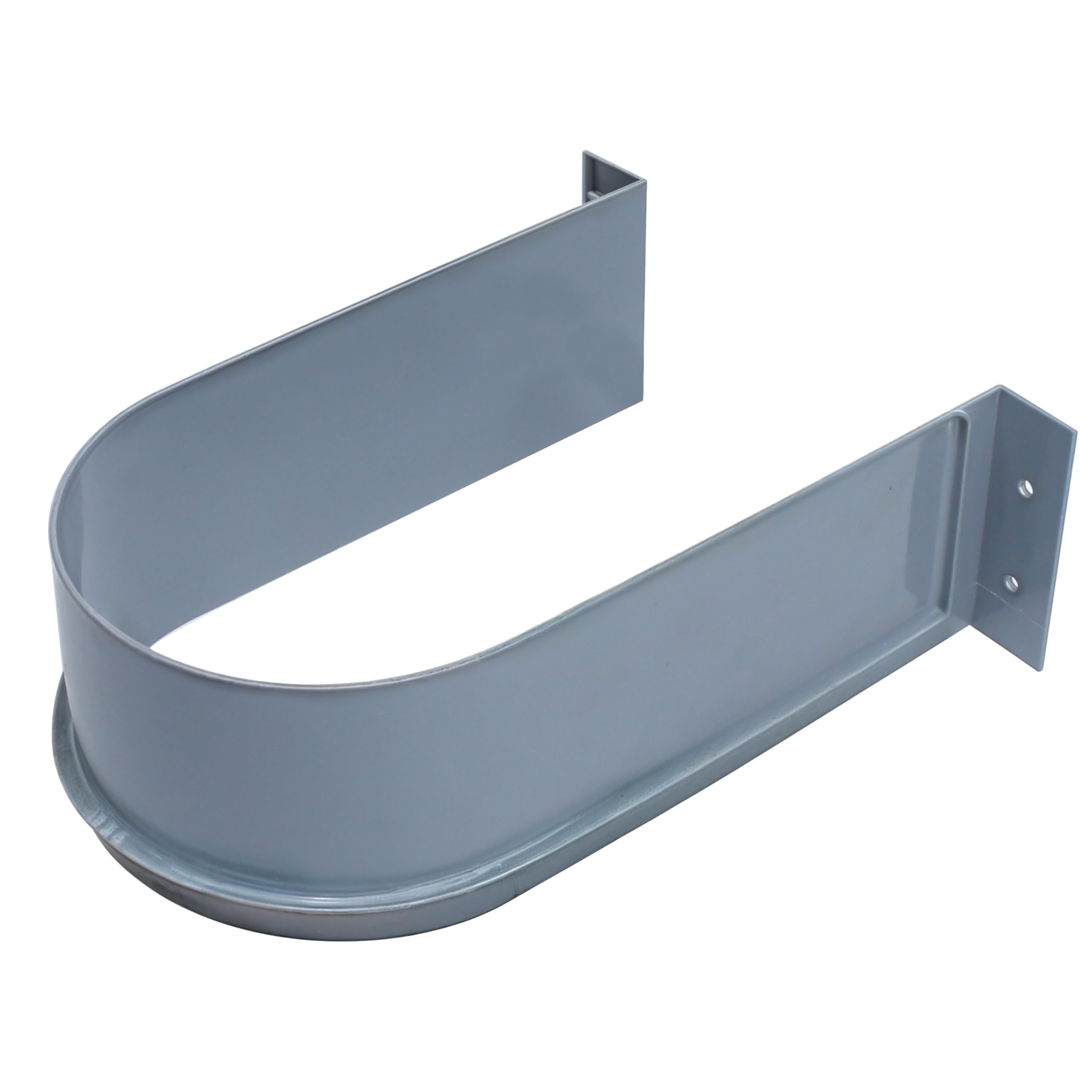 Under Sink Basin U Shaped PVC Pipe Covers for Bathroom Cabinet, Cut-Out Pipes Plastic Cover for Kitchen, PVC Recessed Baffle Cover for Drawer Pull Out, Drain Bath, Bottom Drainage Grommet (Blue, C)