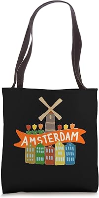 Amsterdam City Netherlands souvenir gift for men women Tote Bag