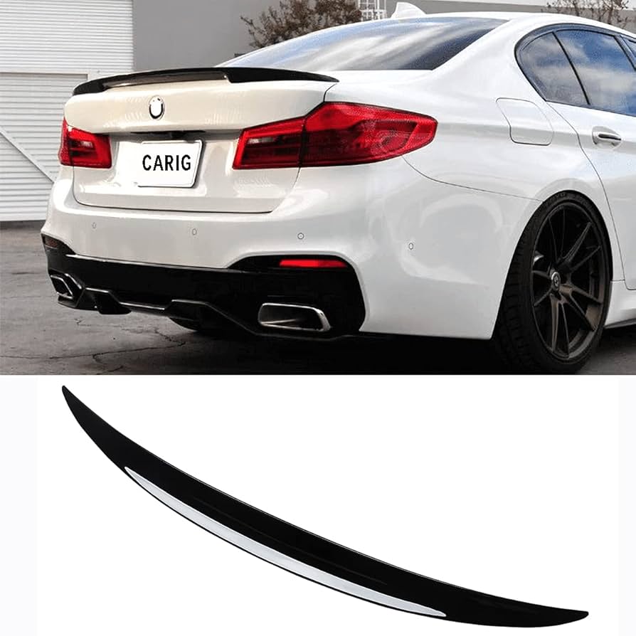 BMW 5シリーズ G30 セダン リアスポイラー ブラック 安い 価格車・バイク・自転車 - BMW 5シリーズ G30 セダン リア