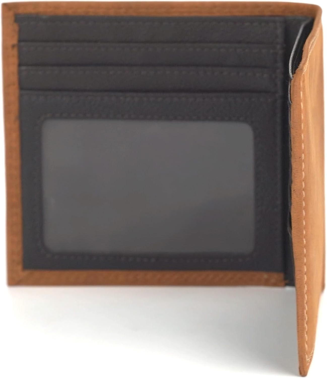 ARIAT Men's Embossed Logo Brown Leather Bifold Wallet A3548244 - Image 3