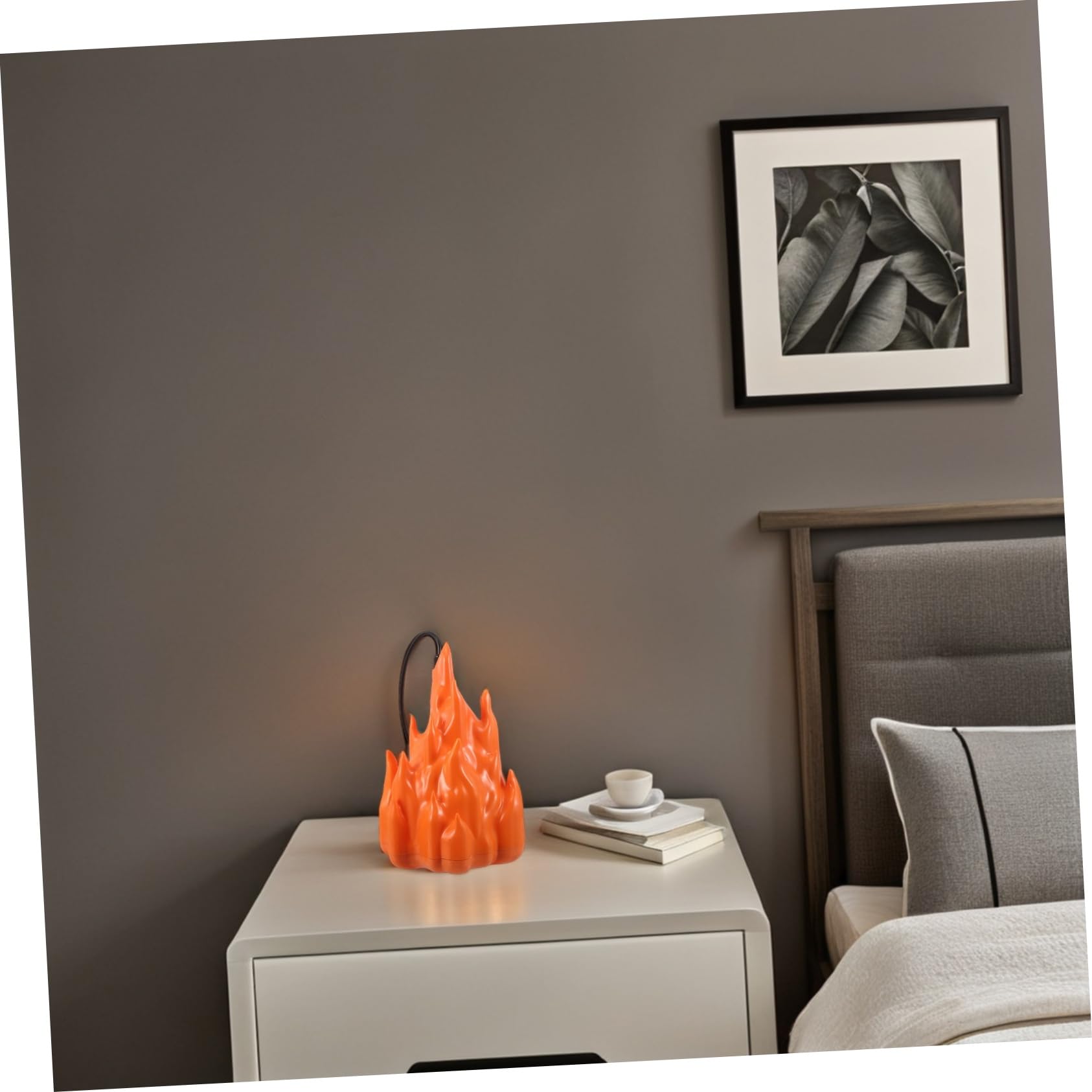 POPETPOP Lampada Effetto Fuoco LED Luce Tremolante Fiamma per Patio e Campeggio Decorativa per Stufa e Tavolo Facile Installazione