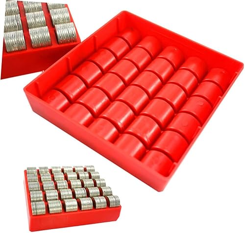 Miniatura 7 de Lurrose 3 unids caja cajas organizadoras organizador de monedas contenedor de plástico monedas de plástico para ir contenedores contenedor de