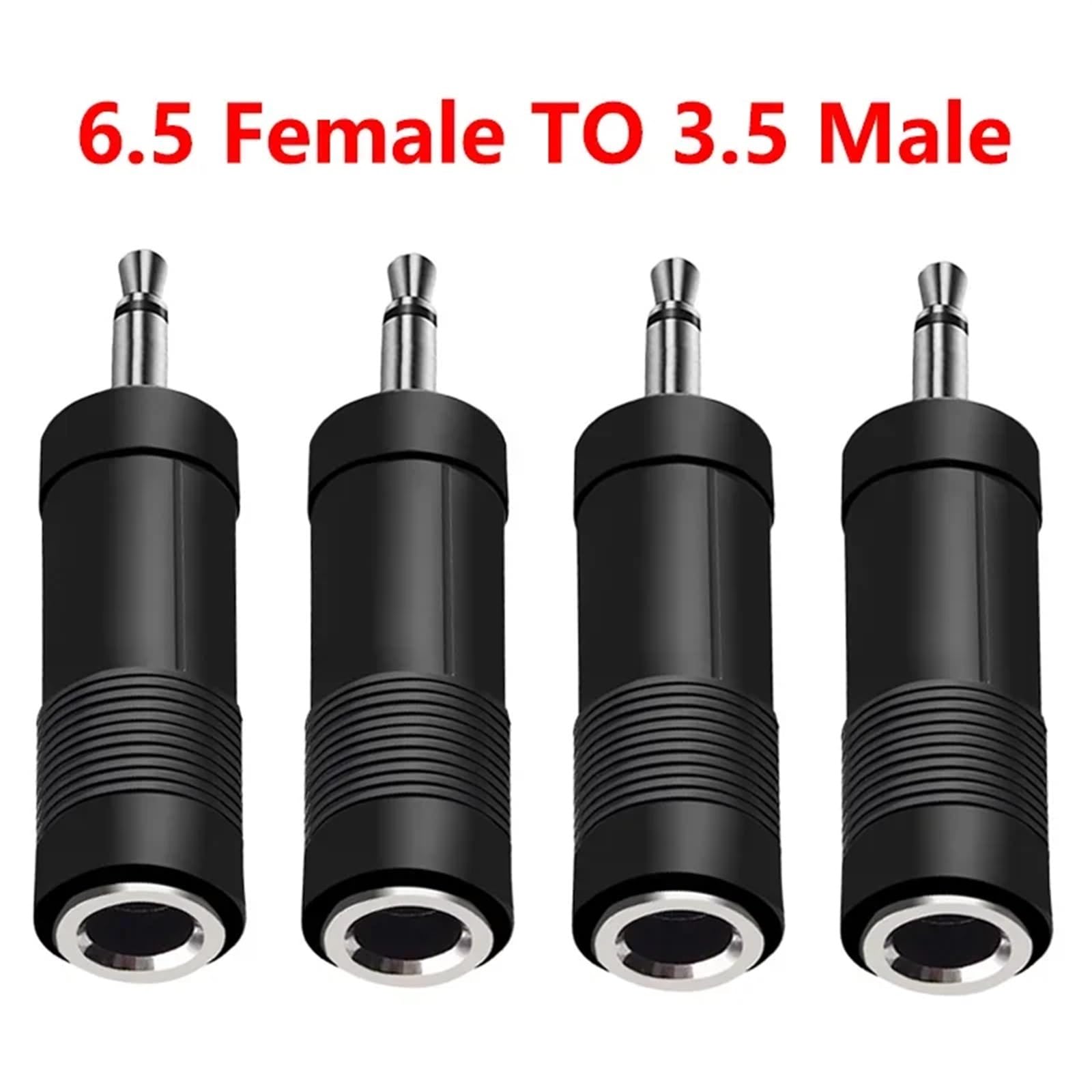 Connecteur Jack Mono mâle 6,35 mm/6,5 mm 1/4" vers Femelle 3,5 mm 1/8", Lot de 5 ou 20 pièces, Adaptateur for Haut-Parleur et Casque(100PCS)