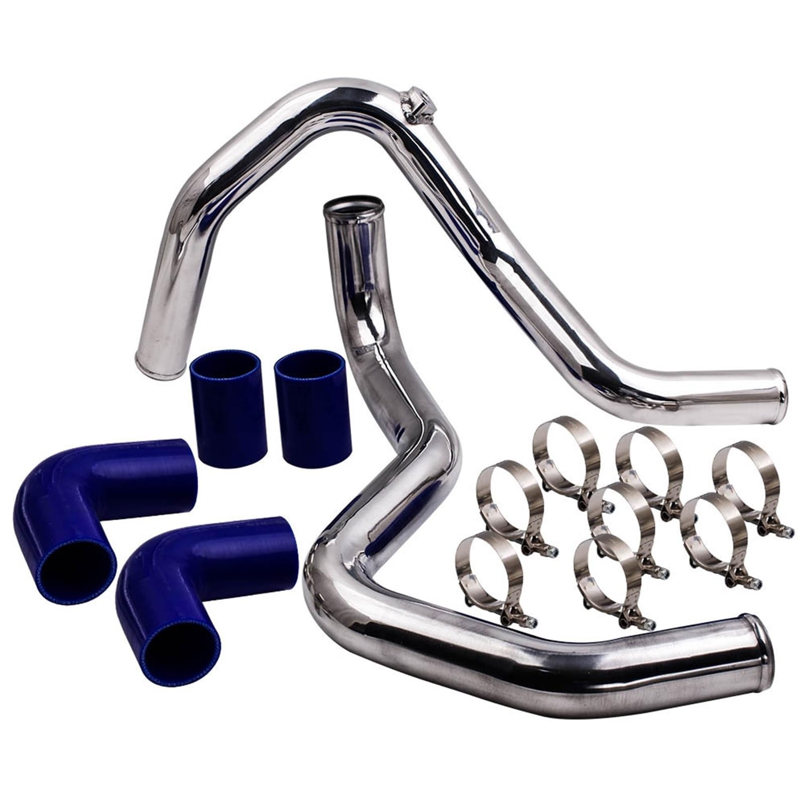 Kasdpmnb One Color Fit For Fabia Mk1 6Y 1.9Tdi Vrs Pd130 2003-2006 57Mm Aluminium Front Piping Kit Intercooler Pipe Piping Kit Cooled Intercooler