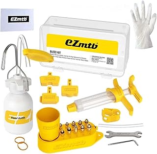 CYCEARTH Bicycle Hydraulic Disc Brake DOT Mineral Oil Bleed Kit Tools for Shimano, SRAM,AVID, TEKTRO, MAGURA,Tekro,HS33 Series MTB Road Bike Brake Repair Tool