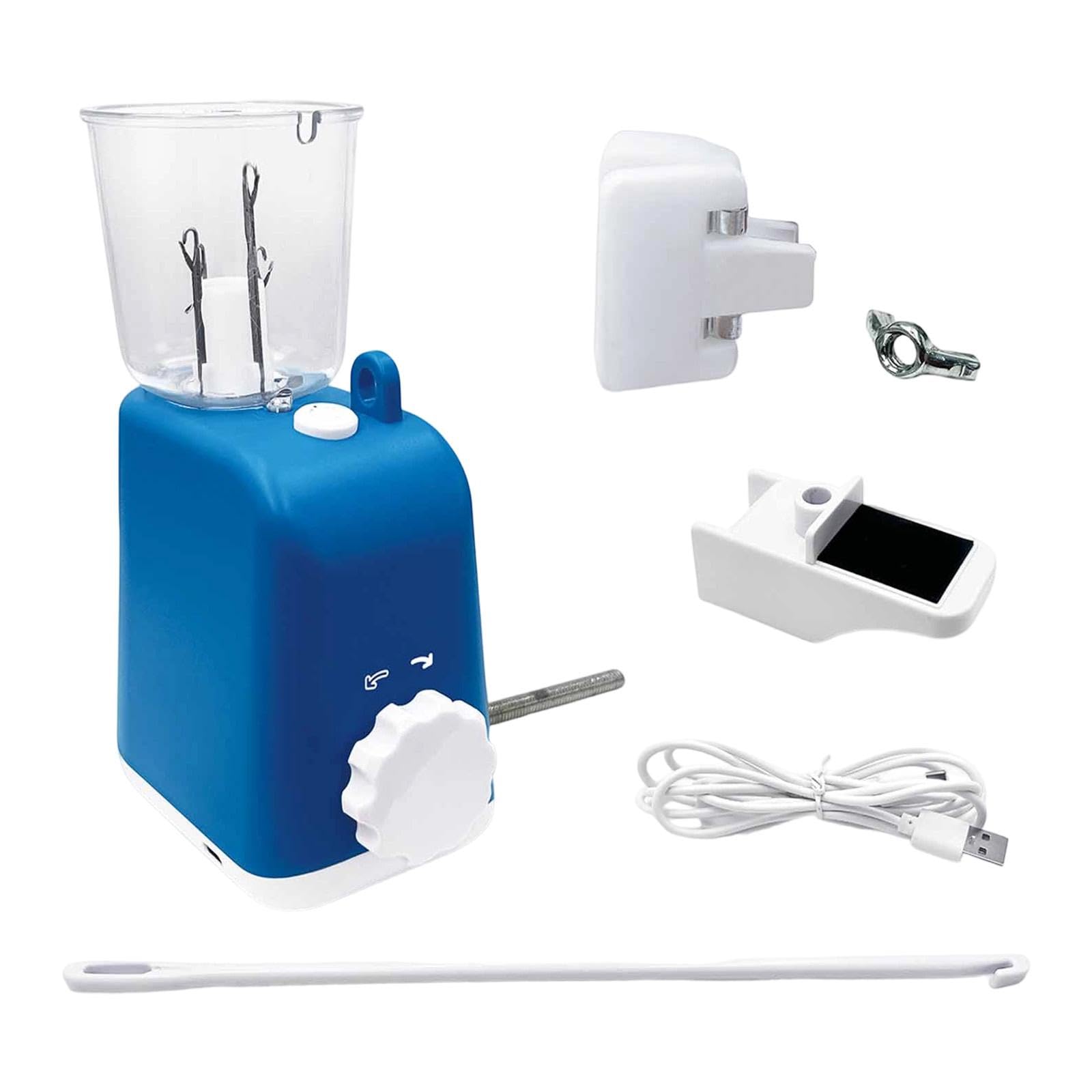 rockible Set Macchina per Maglieria Elettrica, Uncinetto, Telaio Automatico per Maglieria, Tricotin Elettrico in PP, Strumento per Tessitura, Regalo per Feste, Progetti Artigianali, Blu