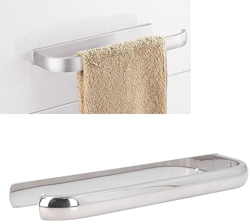 Toallero de mano de acero inoxidable, organizador de toallas de mano montado en la pared, soporte para toallas montado en la pared, estante