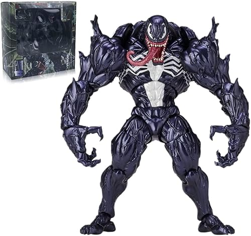 Venom And Carnage Action Figure Vеnоm Legends Series, 7Inch Collectible Anime Venom Toy Vеnоm Figure Pvc Joints Movable Venom Doll Model Toy Figures Venom Statue Toy Decoration Ornaments Gift #TOP6