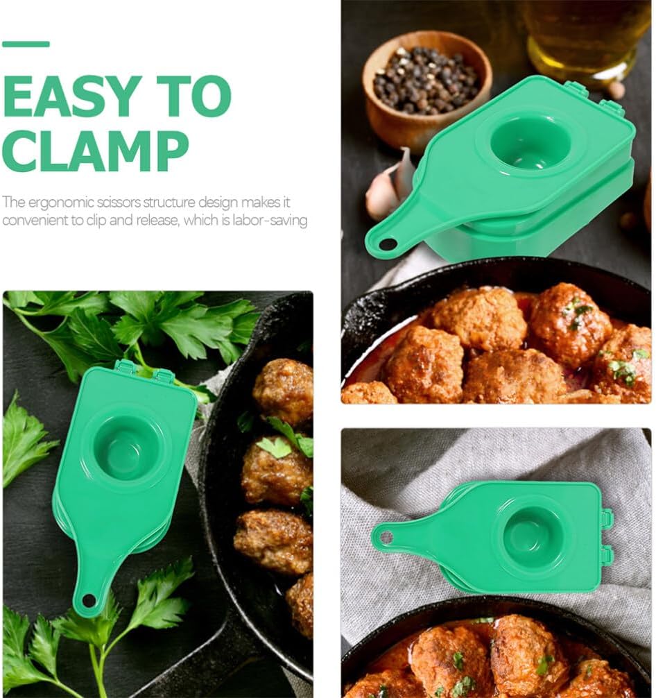 Yardwe 2pcs Meatball Maker Tool Ergonomic Meatball Baller for Convenient Cooking Scoop for Kitchen Use Easy to Clean Design