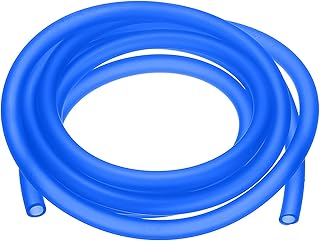 Fuel Line Hose Tube, Petrol Fuel Gas Line Pipe Hose Tubing, 1/4" ID 6.6 ft Fit for Small Engine String Trimmer Chainsaw Blower Lawn Mower and Other Power Tools (Blue)