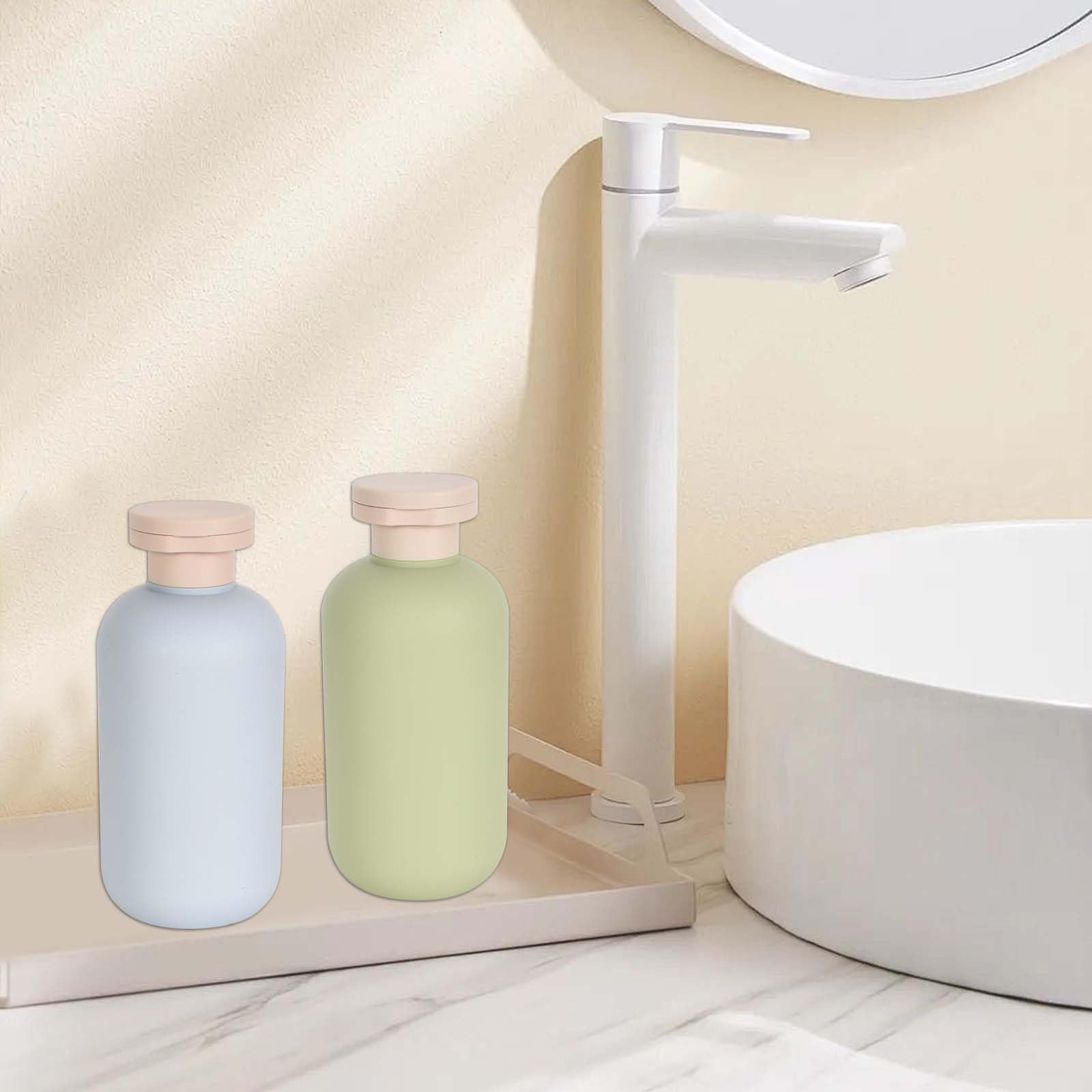 Flaconi Dispenser Da Viaggio 2PCS - Bottiglie Ricaricabili 260ml Con Tappo A Scatto, Per Shampoo E Lozioni - Foto 10