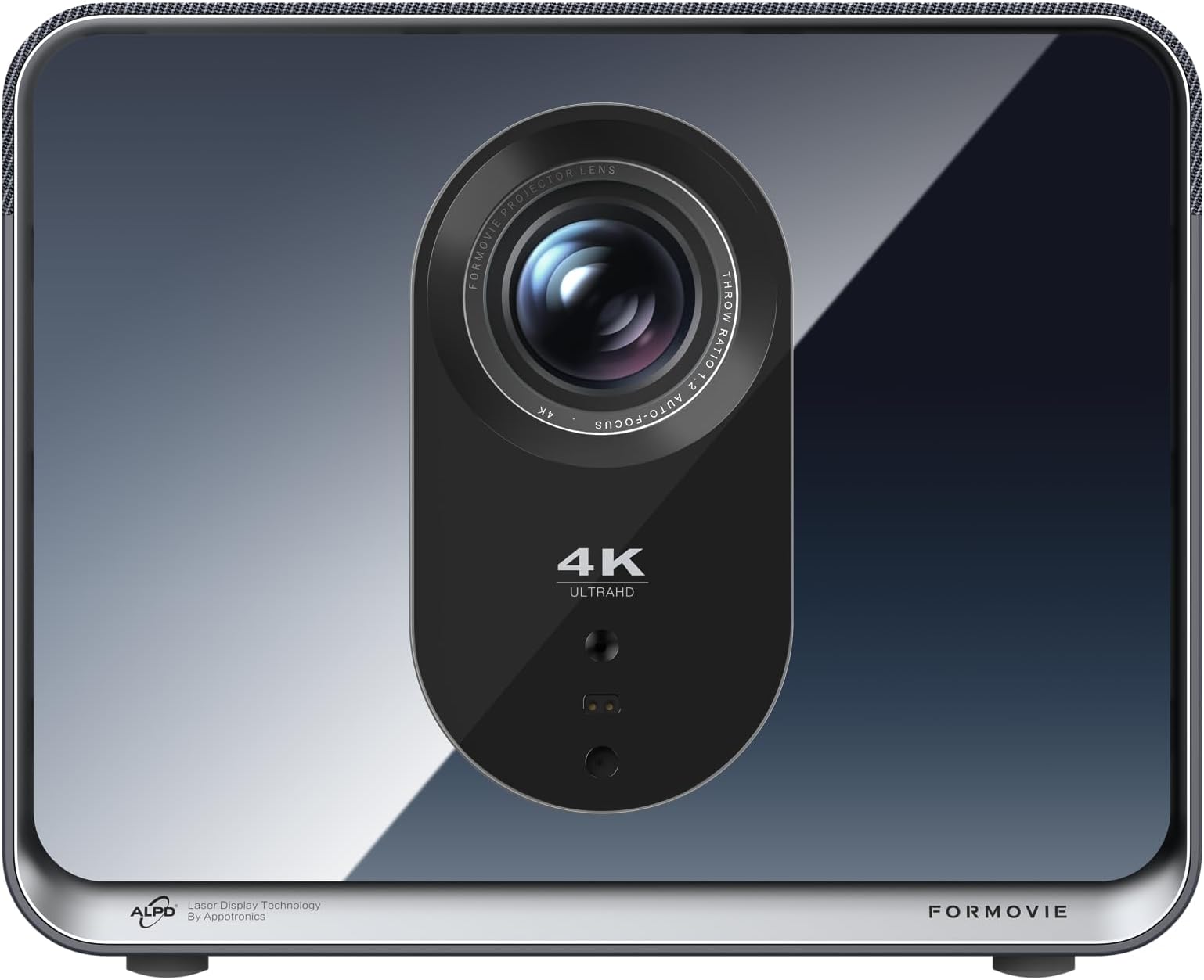 Formovie X5 Master Series Laser Projector 4K Immersive ALPD Display | Cinema Grade 2450 CVIA Lumens Display, Auto-Correction, WiFi, Bluetooth and Dual 12W Speakers (Free Amazon FireTV Stick)