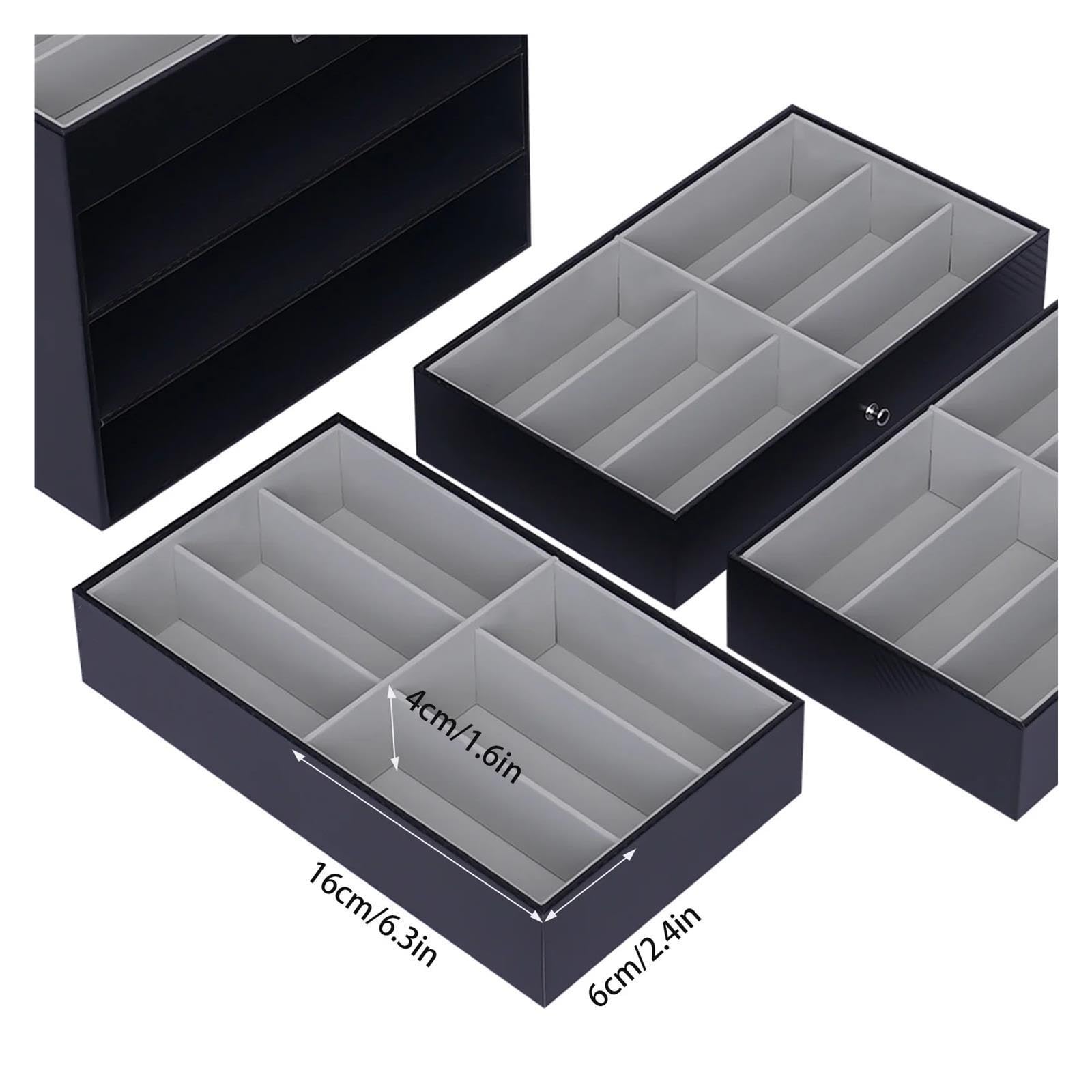 Organizador de gafas de sol Caja organizadora de gafas sol 4 capas