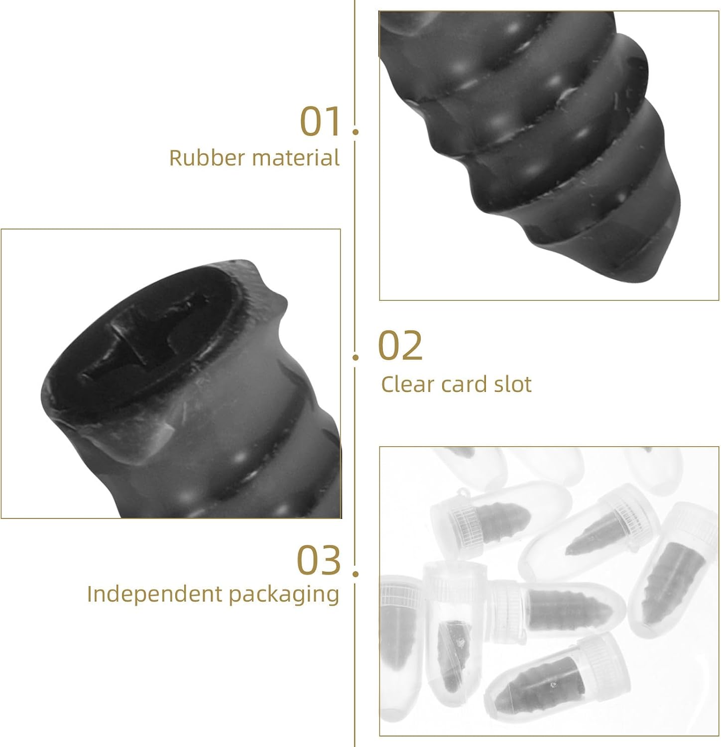ORFOFE Tire Plug Kit with Rubber Screw for Tubeless Tire Repair