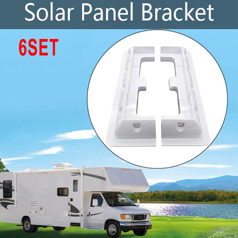 SPORTARC Staffa di montaggio per pannello solare, set di staffe di montaggio per pannello solare, set di staffe di montaggio e kit regolabili per camper, barche, camper
