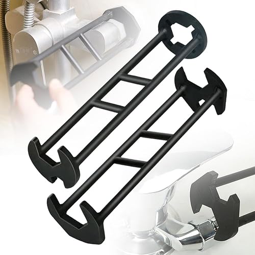 2Pcs Multifunctional Sink Wrench Faucet Too,7-in-1 Basin Faucet Wrench Set with Four‑Jaw Hex&7 Size,Installation Plumbing Tool for Tight Spaces Under Sink,Plumbing Wrench for Kitchen&Bathroom Home