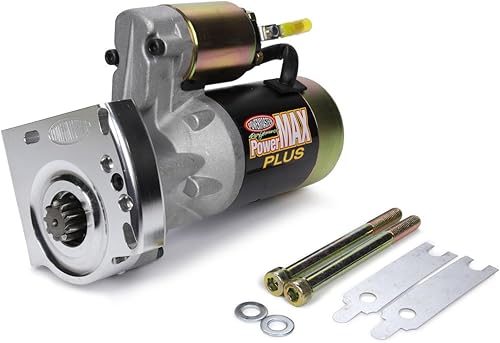 Powermaster 9004-9 PowerMAX Plus Starter (Chevy, Pont LS, LSX Eng GMC LS Truck 4.8L, 5.3L, 6.0L, 6.2L 168T Flyw 16:1 Natural), 1 paquete