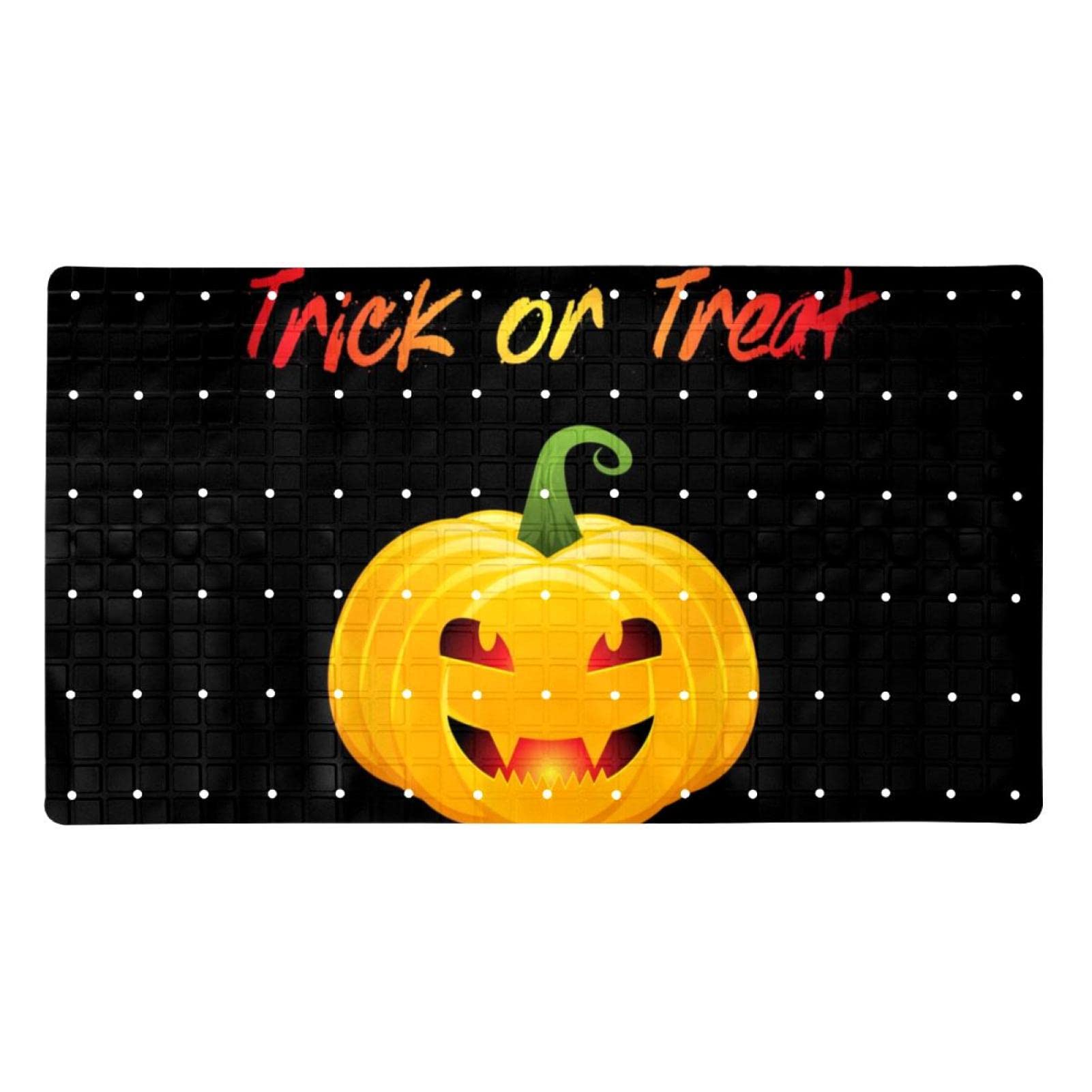 Tapis de bain anti-glissade Halloween à évacuation rapide
