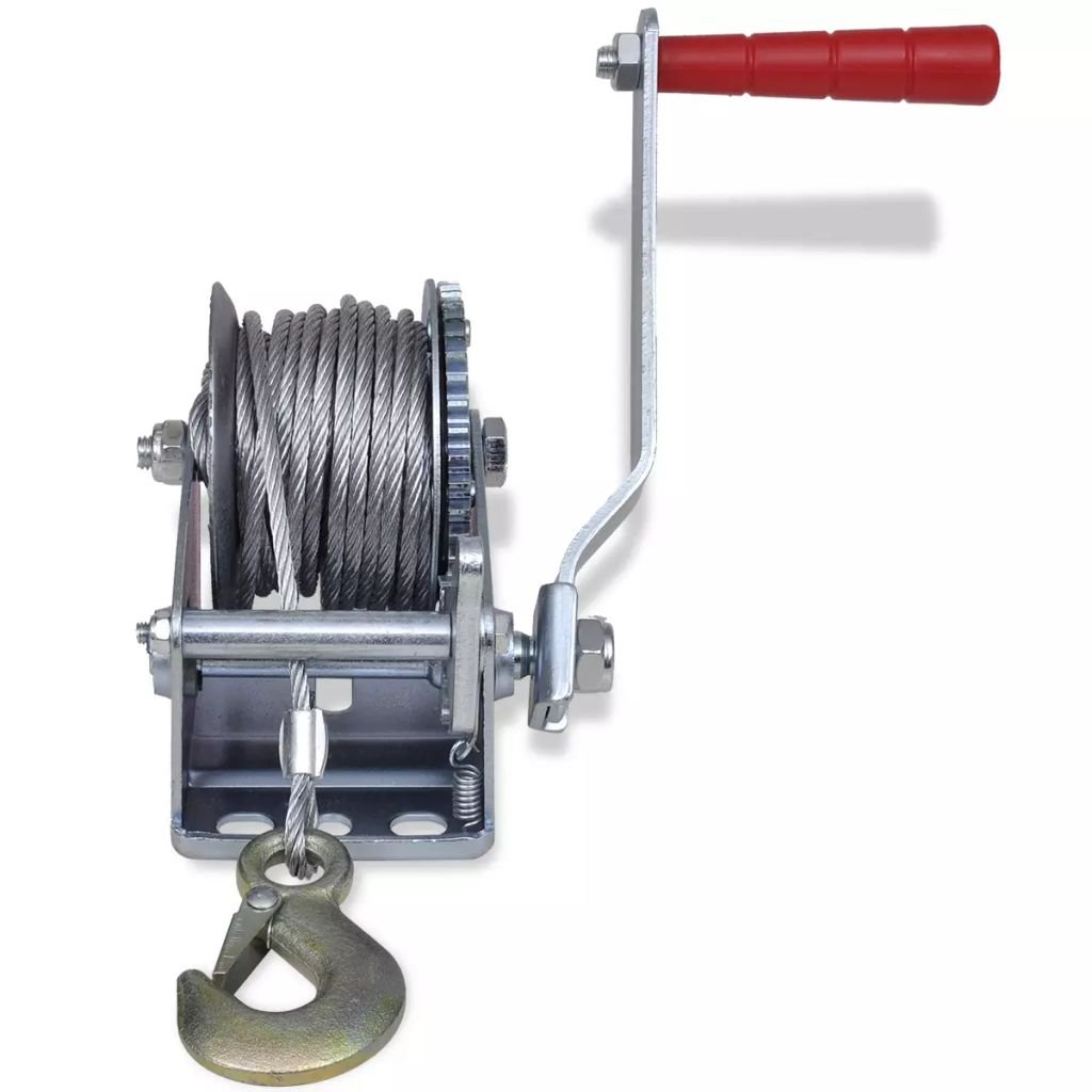 Tidyard Argano Manuale a Cavo 10 m 4 mm capacità 363 kg