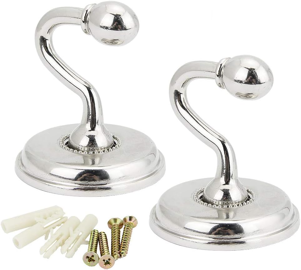 JTDEAL Curtain Tie Back Hooks (1 Pair), Vintage Alloy Wall Mounted
