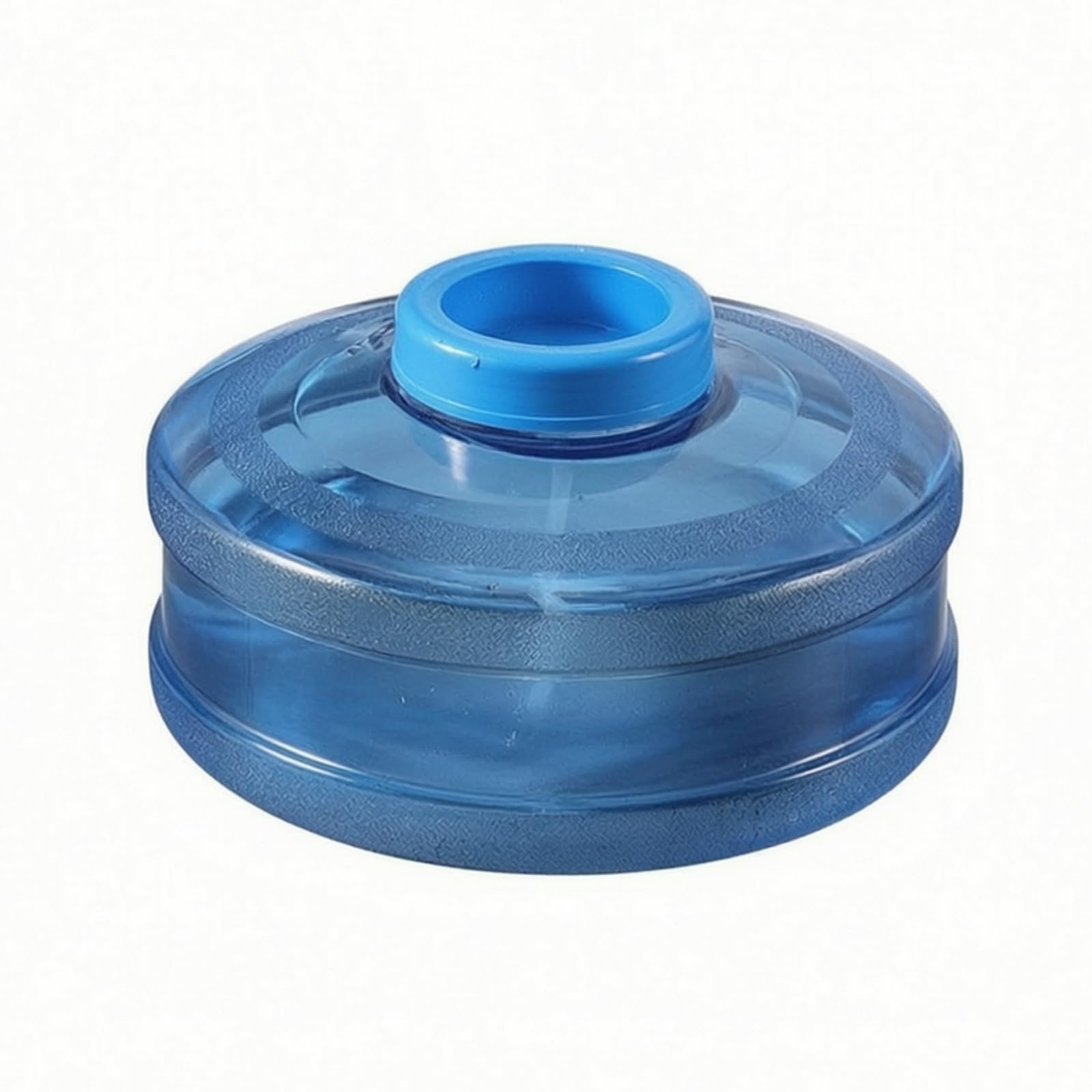 Cubo Agua bajo y Redondo Cubo Agua Plástico Alimentario Portátil para Hogar, Espacios Reducidos, 10L