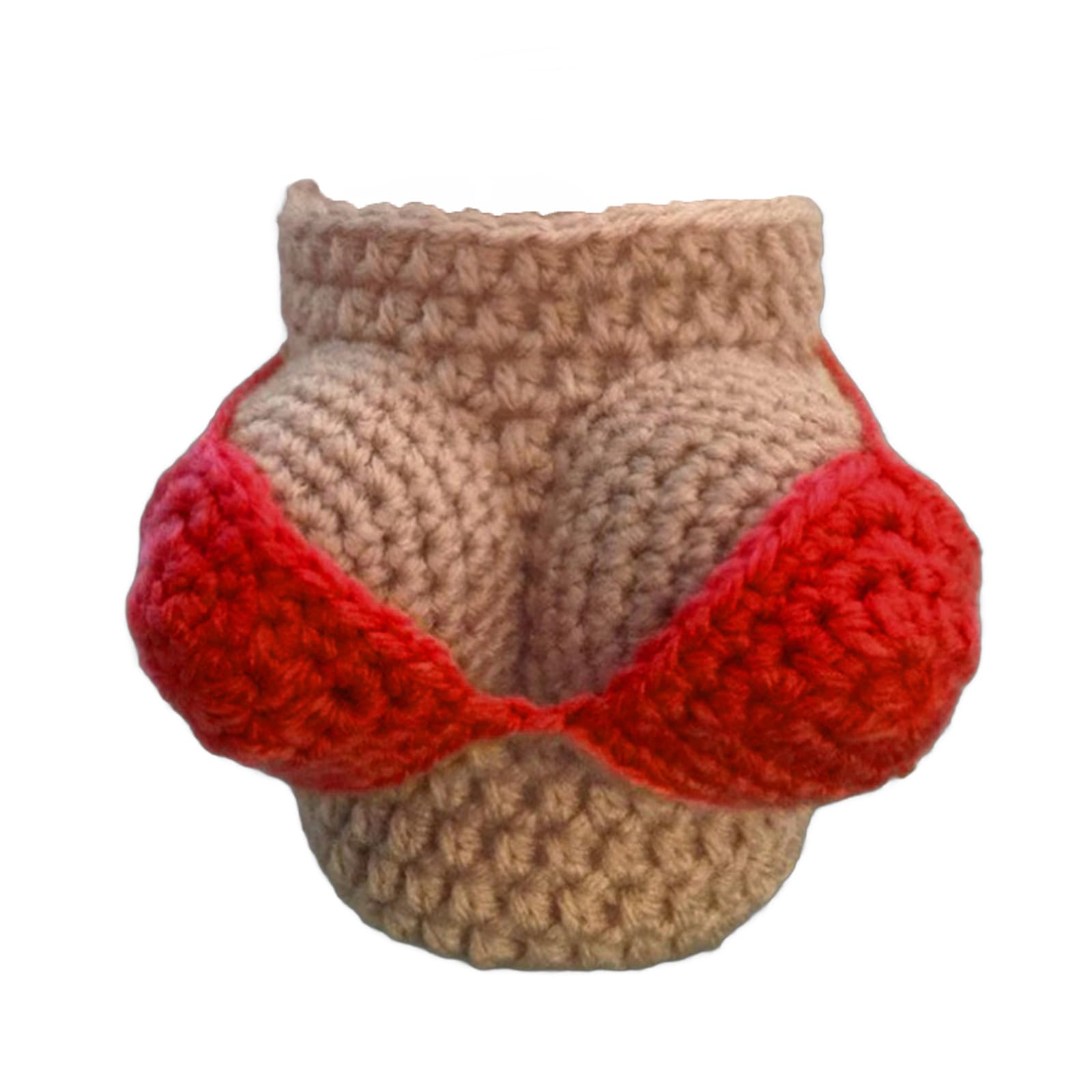ETAWDE Removable Bikinis Beer Crochet Bikinis Coffee Cup AntiBurn Nonslip Bottle Covers Hot Cups Protections