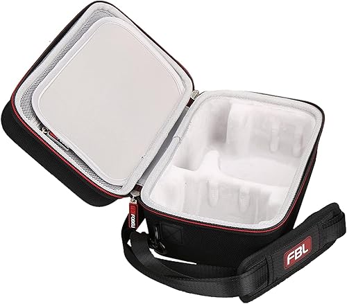 Miniatura 4 de FBLFOBELI Estuche de almacenamiento de viaje EVA para cámara réflex digital Canon EOS Rebel T7  T8i  T5  R50  R100 con lente de 0.709-2.165 in,