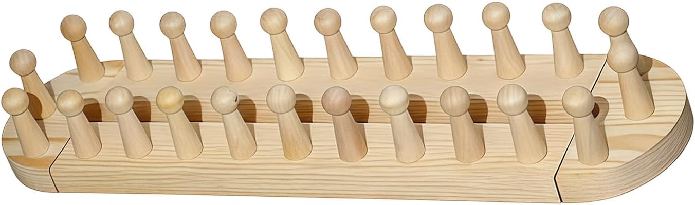 Multifunctional Wooden Knitting Tool Wood Machine Assembly for Blankets Sweaters Weaving Crocheting Project Sweater Equipment