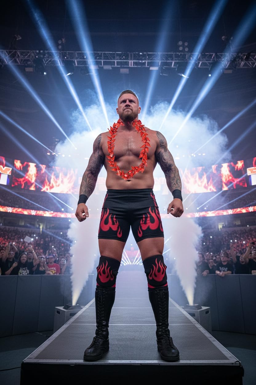 Handmade Samoan Ula Fala Necklace - Natural Material Cultural Beach Necklace for Women & Men, Hawaiian Festival Gift, Red Ceremonial Jewelry