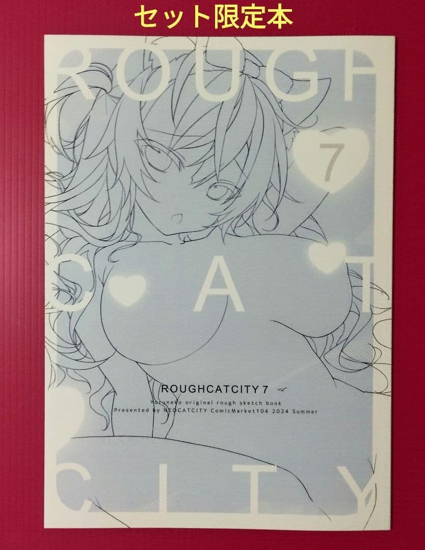 夜猫先生 C104 セット 本 ラフイラスト集 ROUGHCACITY590 相当
